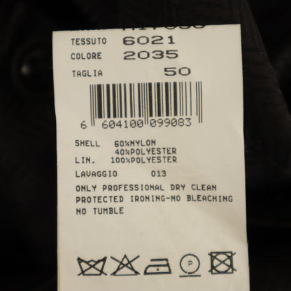 ARMANI COLLEZIONI Italian Herringbone Mac Coat Gray Size 50