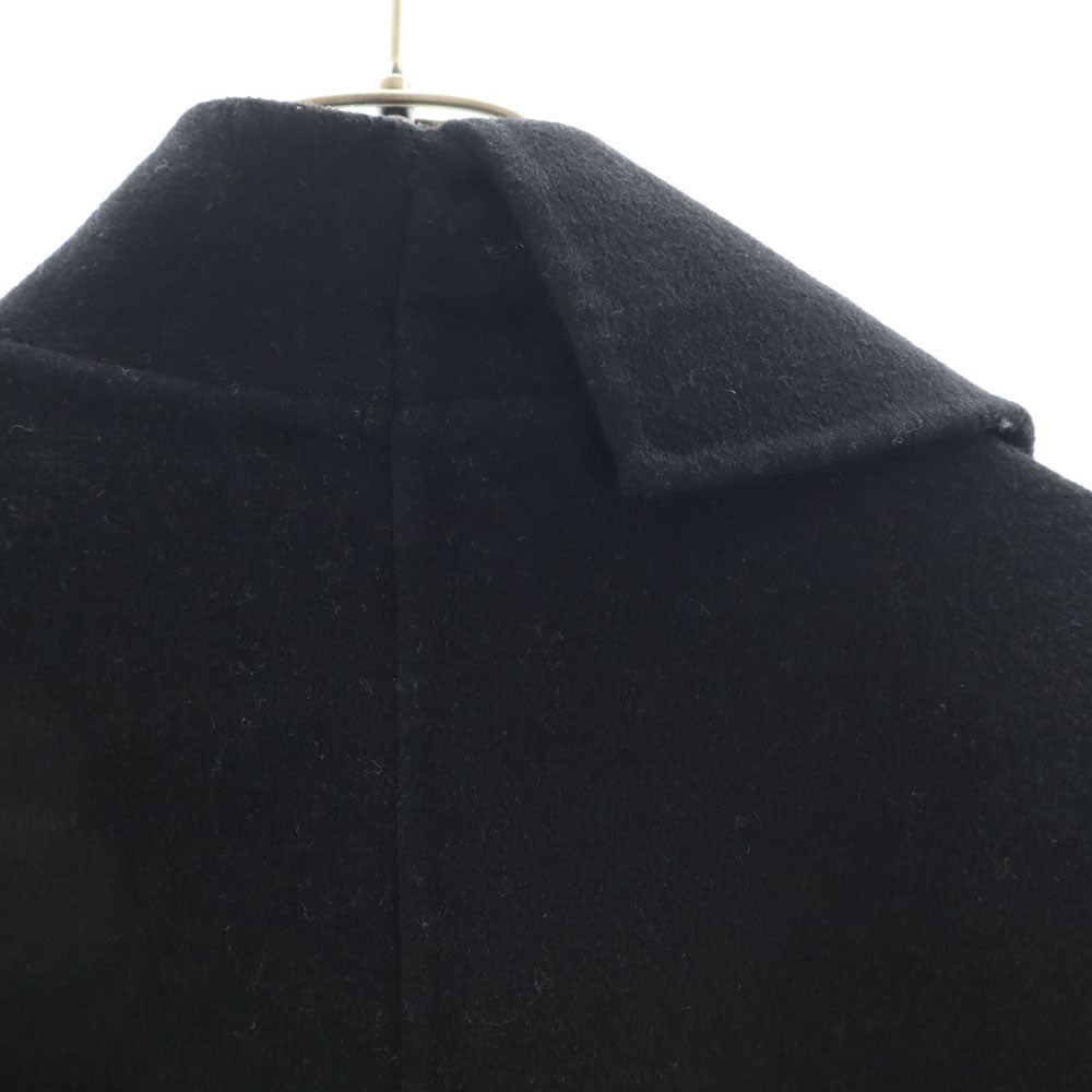 AMERI UNDRESSED Wool Blend Frill Collar Coat Black Size M