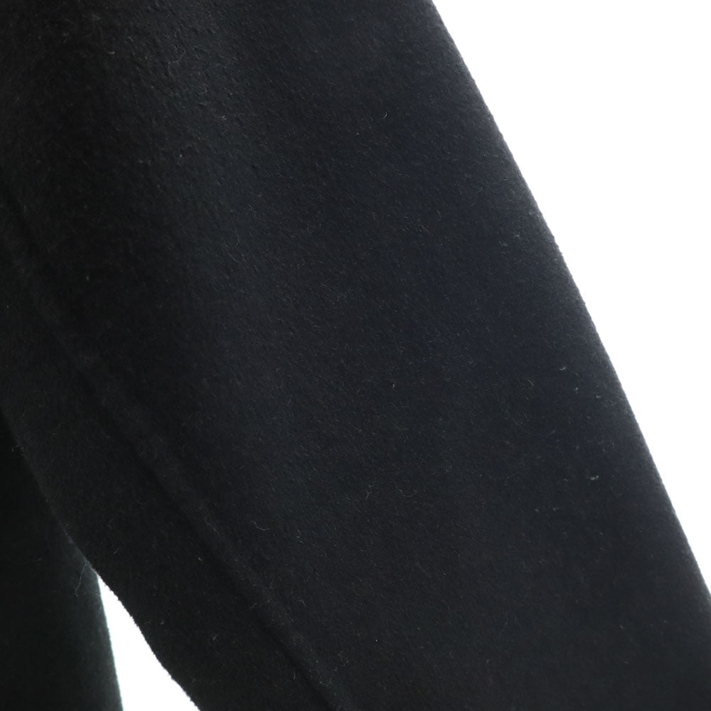 AMERI UNDRESSED Wool Blend Frill Collar Coat Black Size M
