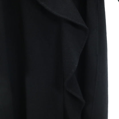 AMERI UNDRESSED Wool Blend Frill Collar Coat Black Size M