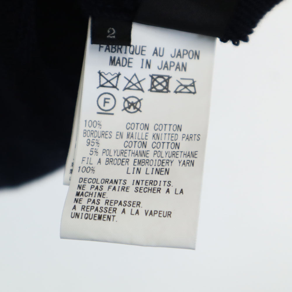 Y's Long Sleeve Hoodie Black Size 2