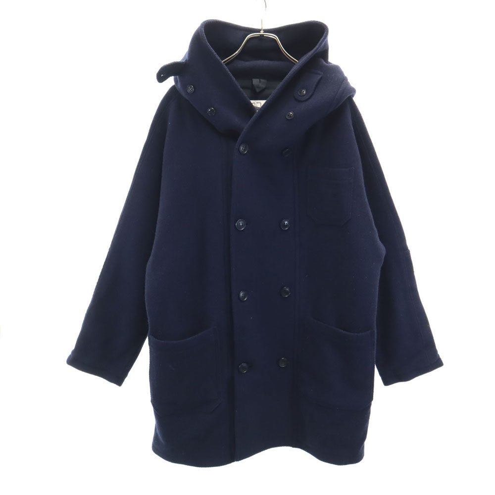 Hackney Union Workhouse England Made Wool Coat Navy Size 38