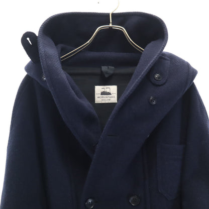 Hackney Union Workhouse England Made Wool Coat Navy Size 38