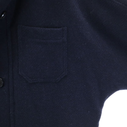 Hackney Union Workhouse England Made Wool Coat Navy Size 38
