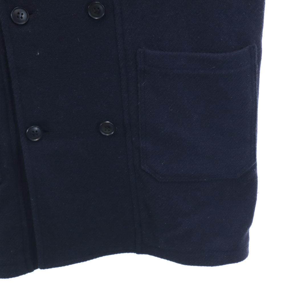 Hackney Union Workhouse England Made Wool Coat Navy Size 38
