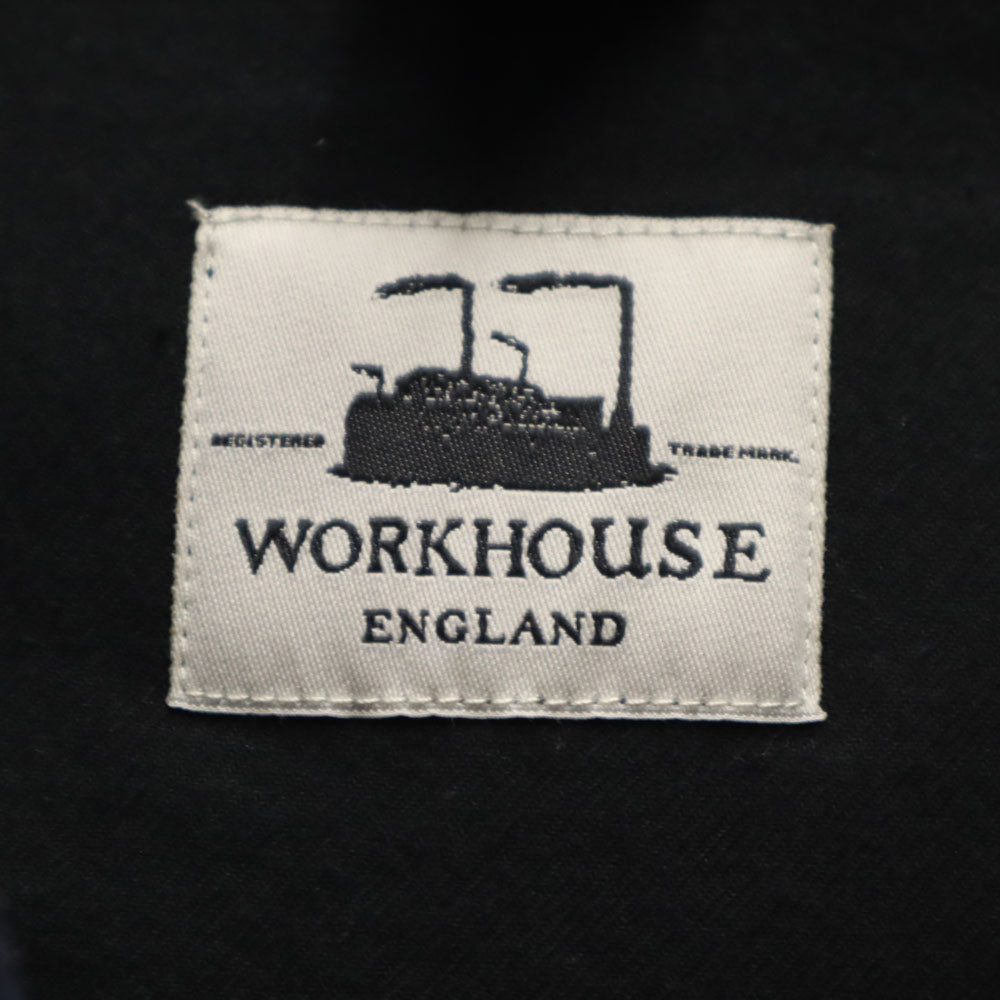 Hackney Union Workhouse England Made Wool Coat Navy Size 38