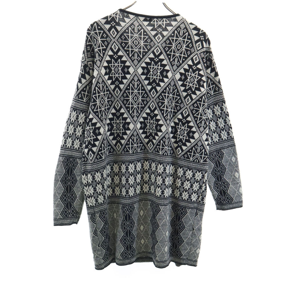 Y's 80s Vintage Long Knit Cardigan Black