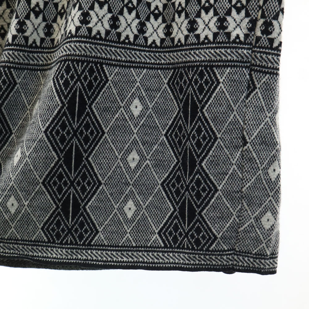 Y's 80s Vintage Long Knit Cardigan Black
