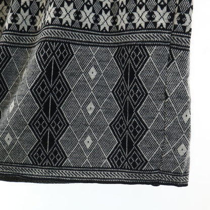 Y's 80s Vintage Long Knit Cardigan Black