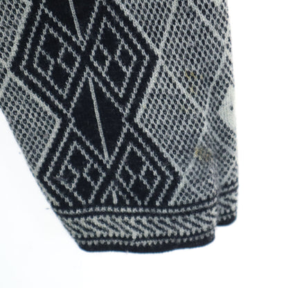Y's 80s Vintage Long Knit Cardigan Black