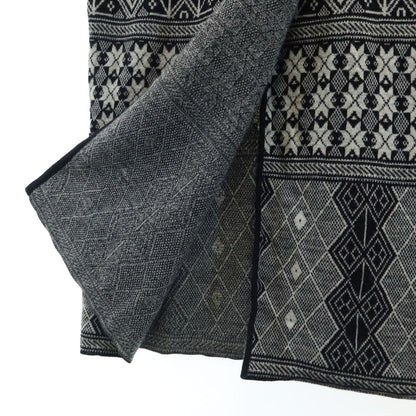 Y's 80s Vintage Long Knit Cardigan Black
