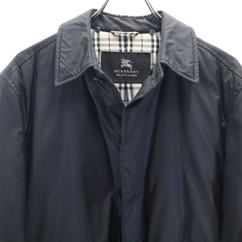 BURBERRY BLACK LABEL Nova Check Down Coat Black Size L