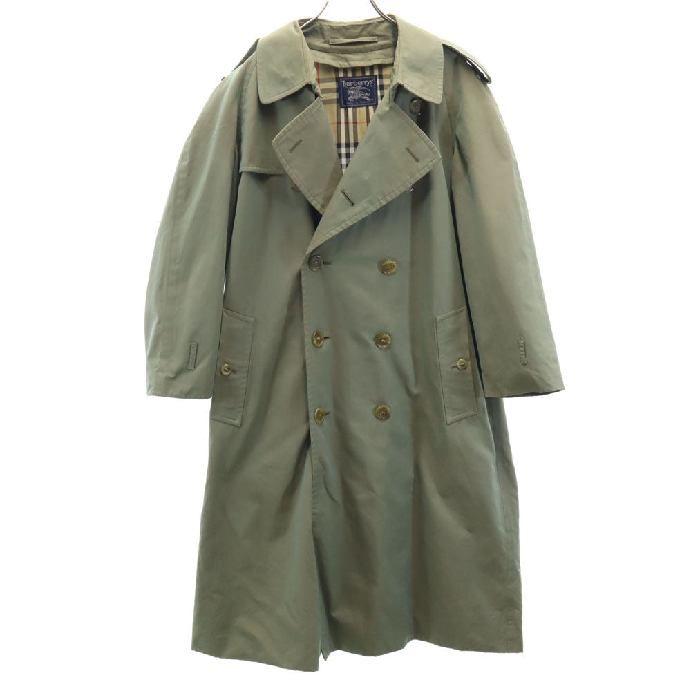 Burberrys 80s 90s Vintage Nova Check Trench Coat