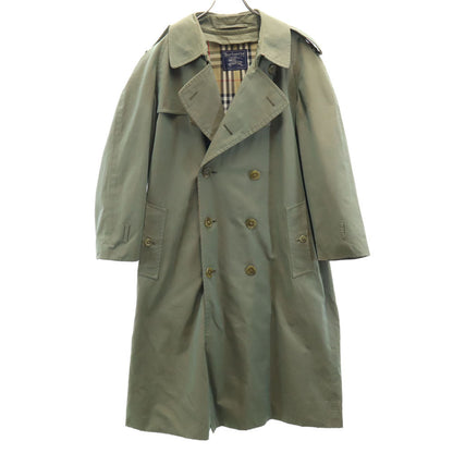 Burberrys 80s 90s Vintage Nova Check Trench Coat