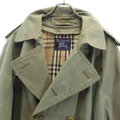 Burberrys 80s 90s Vintage Nova Check Trench Coat