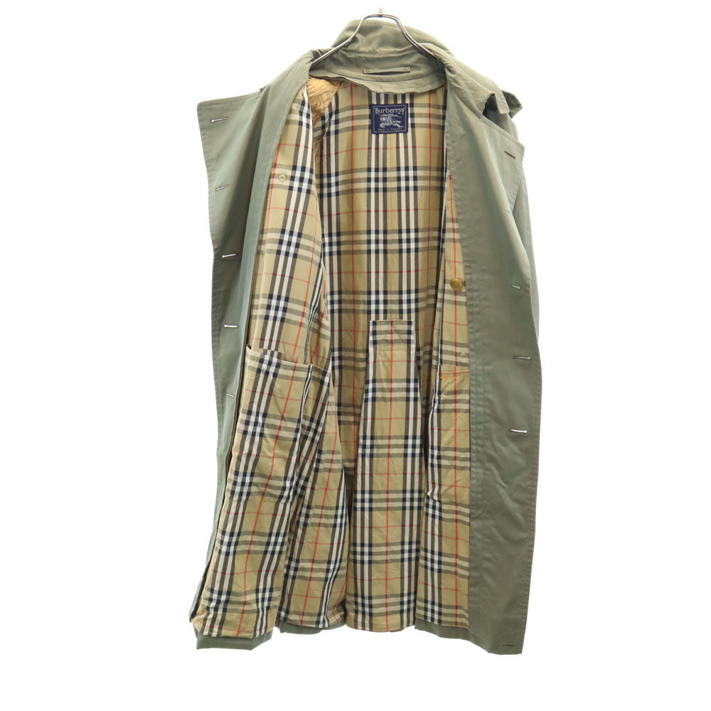 Burberrys 80s 90s Vintage Nova Check Trench Coat