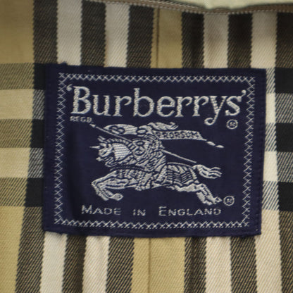 Burberrys 80s 90s Vintage Nova Check Trench Coat