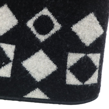 Emporio Armani Italian Patterned Knit Coat Black Size 40