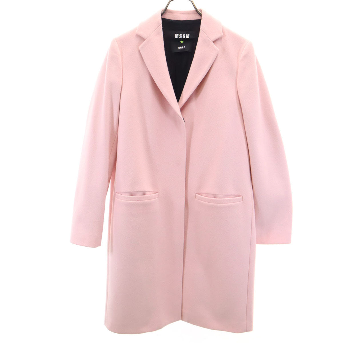 MSGM Italian Chesterfield Coat Pink Size 40