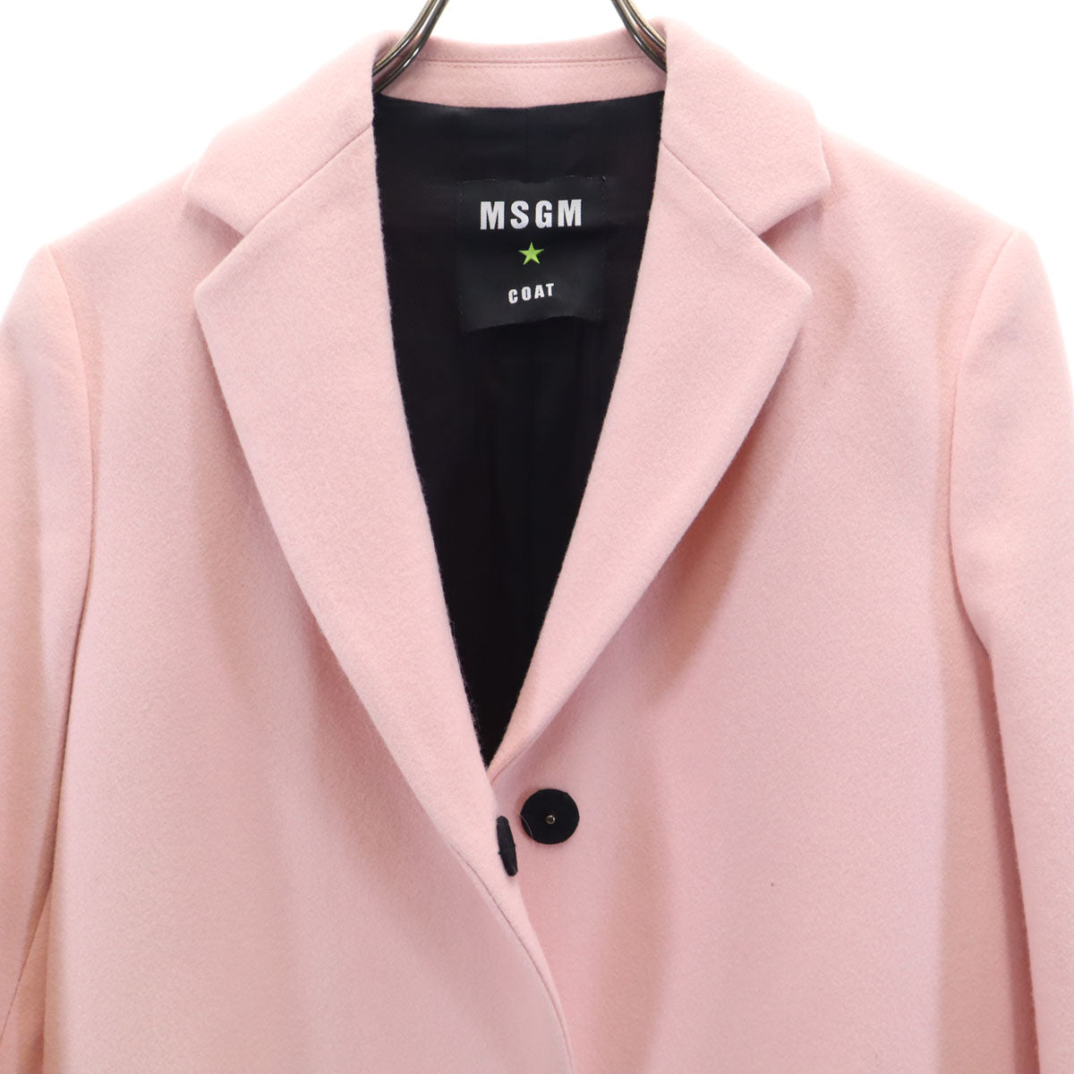 MSGM Italian Chesterfield Coat Pink Size 40