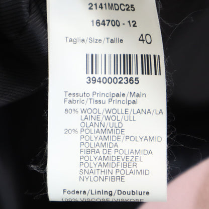 MSGM Italian Chesterfield Coat Pink Size 40
