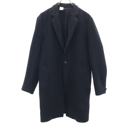 N.HOOLYWOOD Compressed Wool Chesterfield Coat Black Size M
