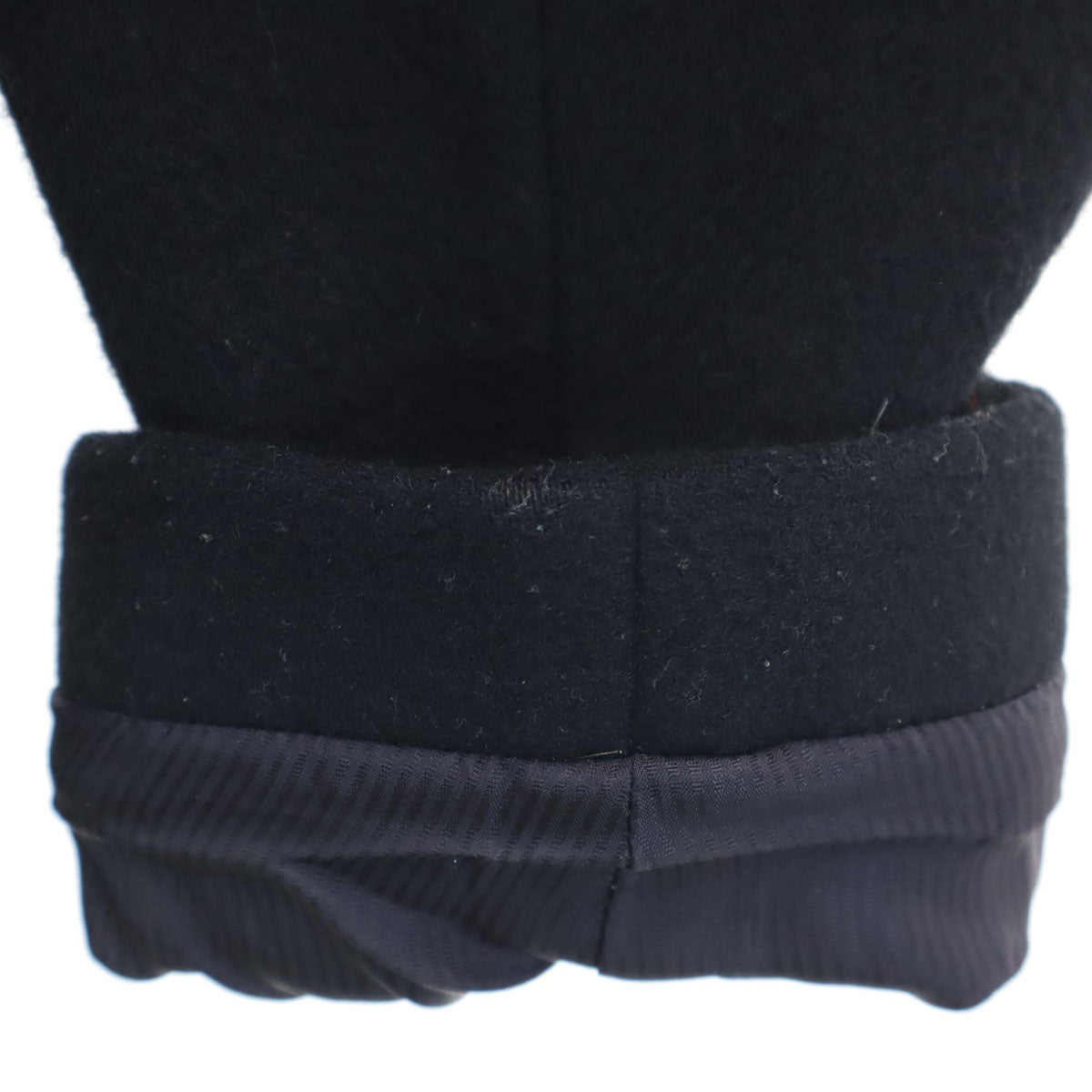 N.HOOLYWOOD Compressed Wool Chesterfield Coat Black Size M