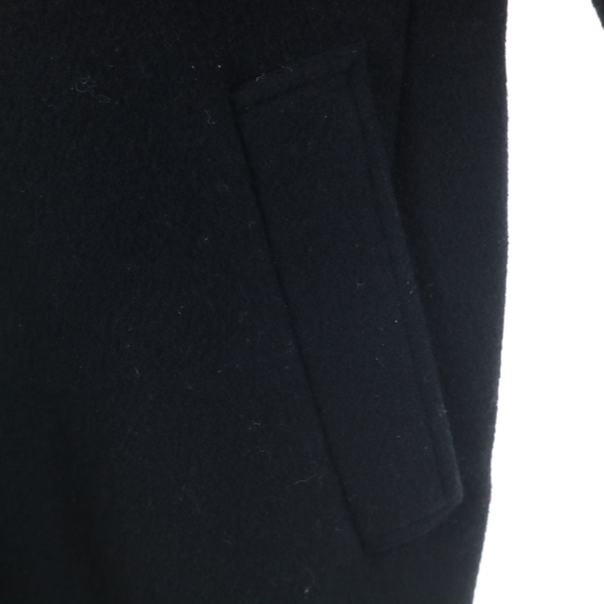 N.HOOLYWOOD Compressed Wool Chesterfield Coat Black Size M