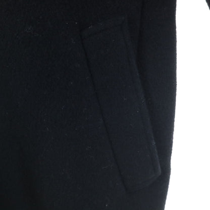N.HOOLYWOOD Compressed Wool Chesterfield Coat Black Size M