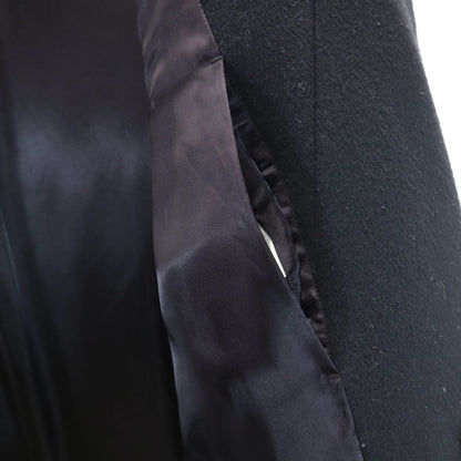 N.HOOLYWOOD Compressed Wool Chesterfield Coat Black Size M