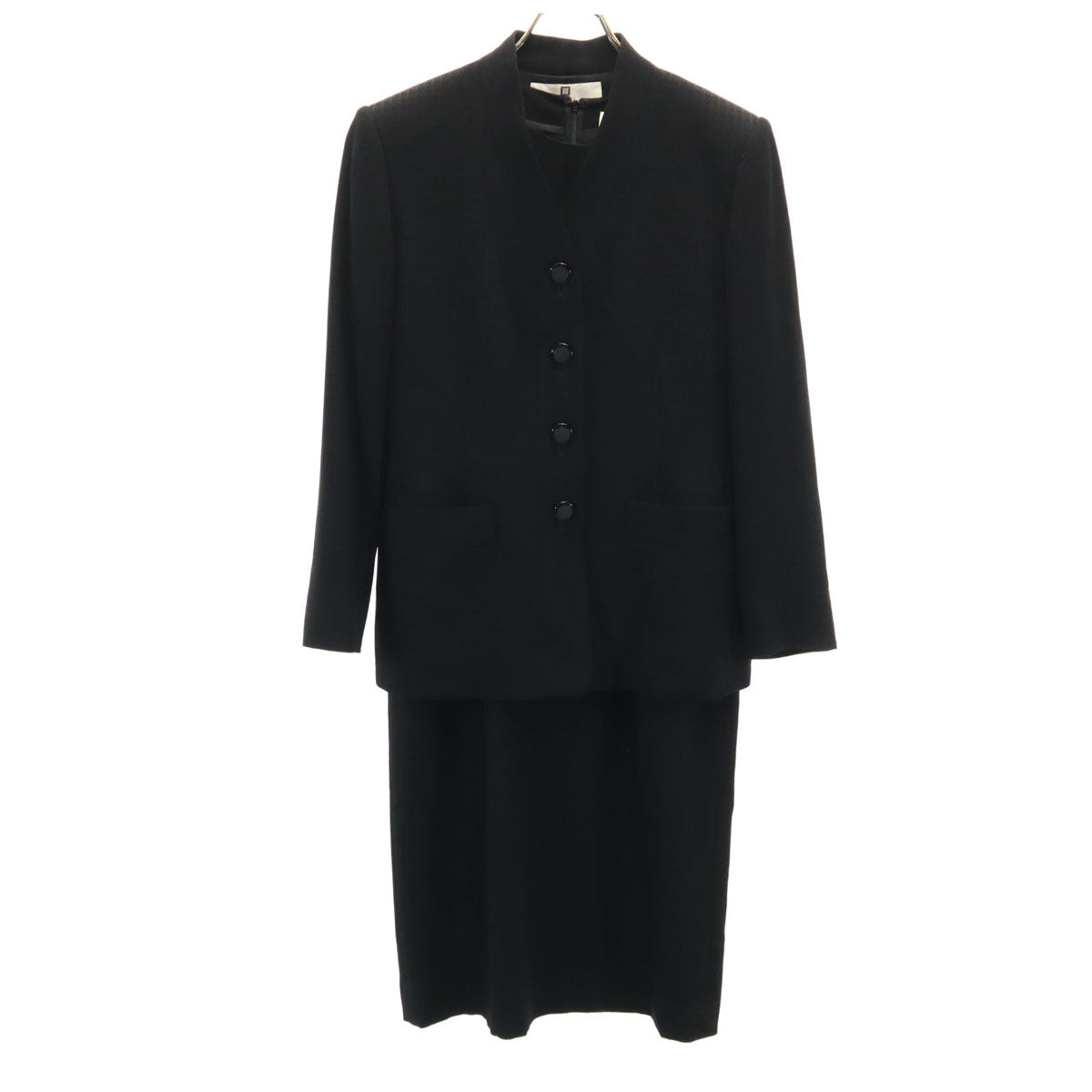 GIVENCHY 90s Black Patterned 3/4 Sleeve Dress Size 10