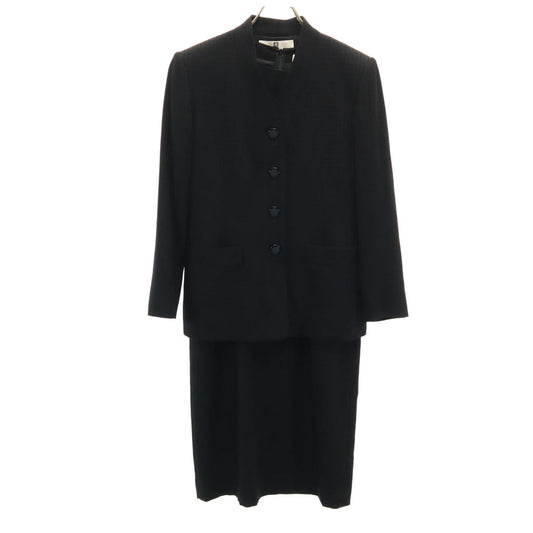 GIVENCHY 90s Black Patterned 3/4 Sleeve Dress Size 10