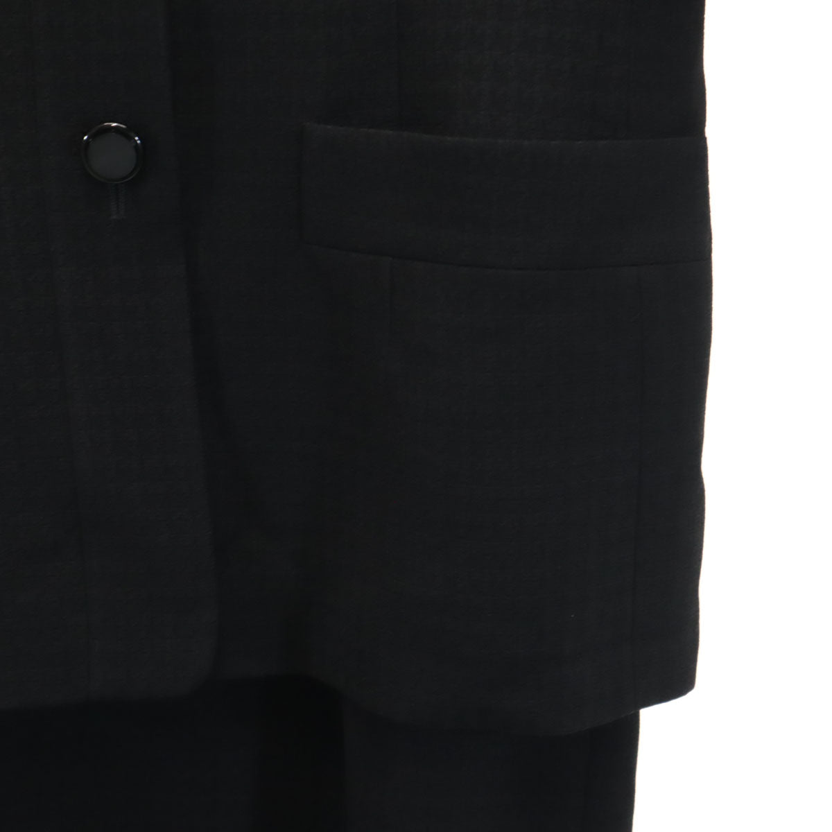 GIVENCHY 90s Black Patterned 3/4 Sleeve Dress Size 10