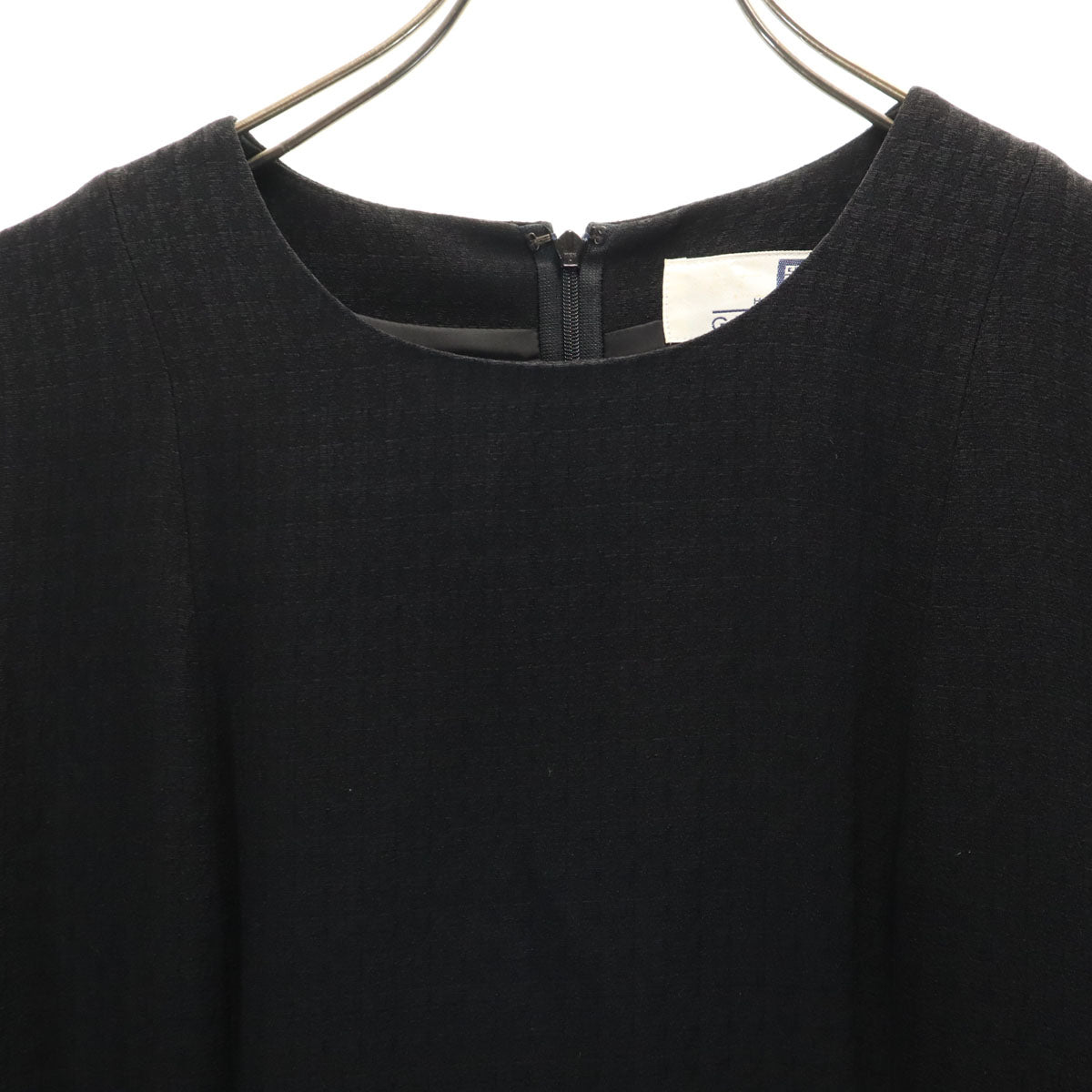 GIVENCHY 90s Black Patterned 3/4 Sleeve Dress Size 10