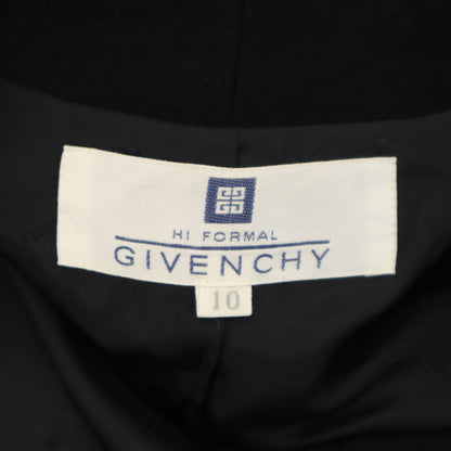 GIVENCHY 90s Black Patterned 3/4 Sleeve Dress Size 10