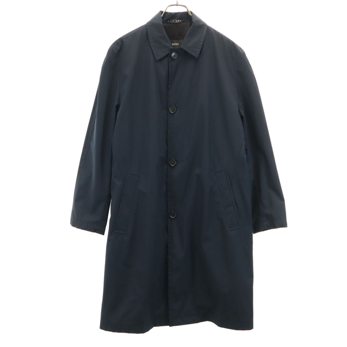 BOSS HUGO BOSS Liner Balmacaan Coat Charcoal Size M