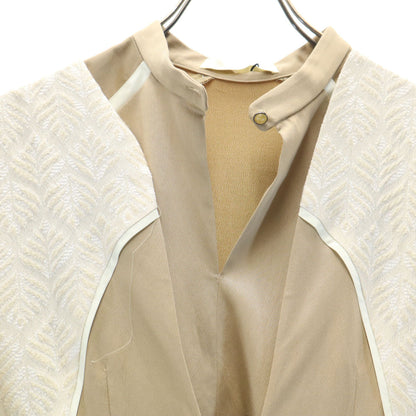 PUBLIC TOKYO Layered Long Sleeve Dress Beige Size FREE