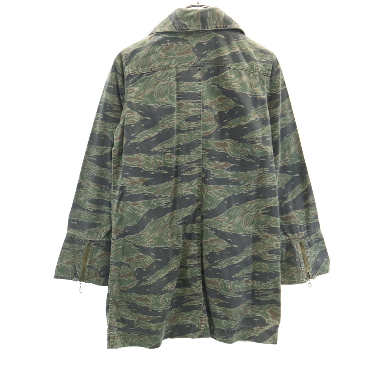 HYSTERIC Camo Long Sleeve Mini Dress Khaki Size FREE
