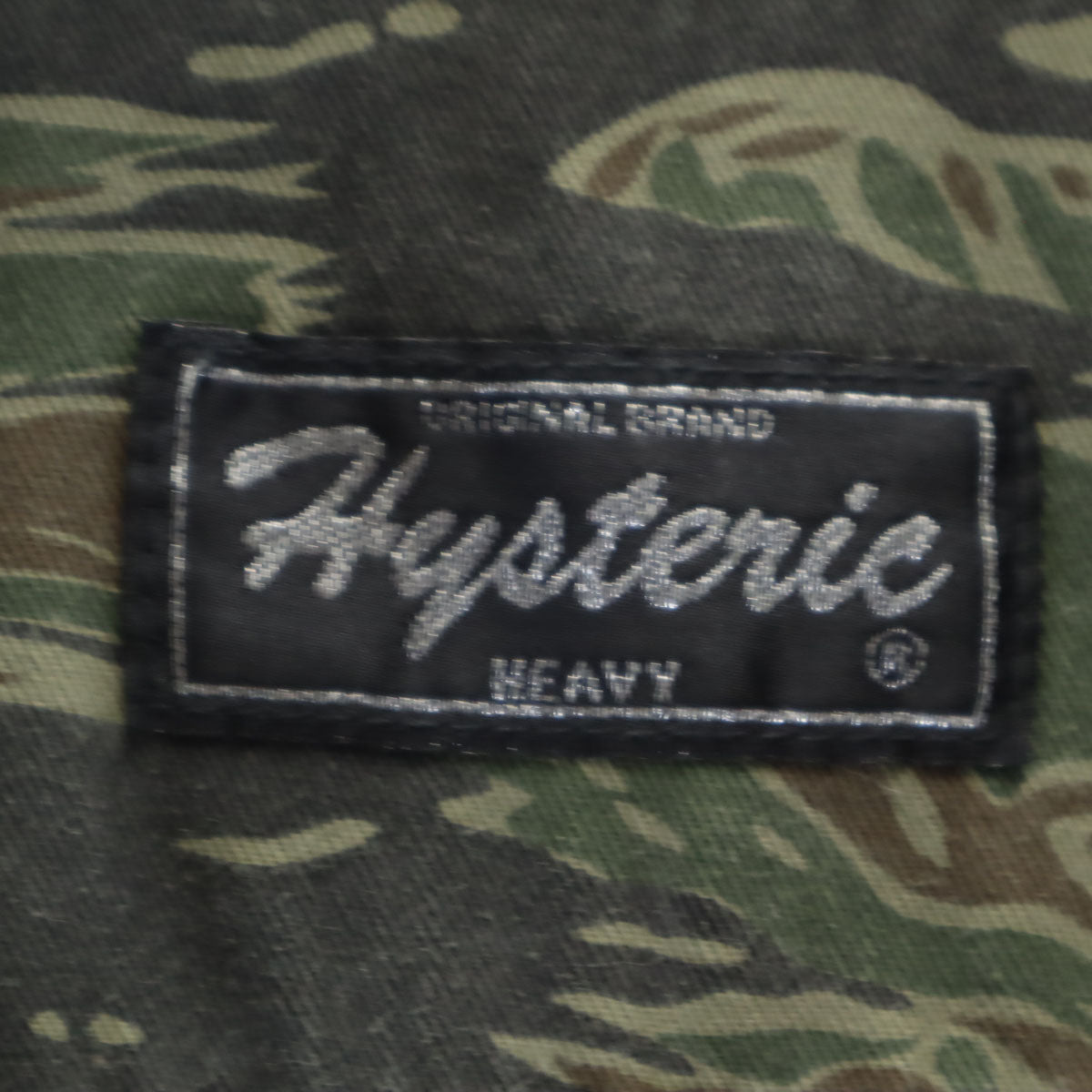 HYSTERIC Camo Long Sleeve Mini Dress Khaki Size FREE
