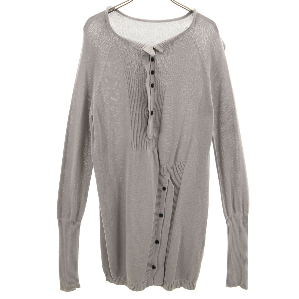 Y's Made in Japan Long Sleeve Pullover Sweater Gray Size 2