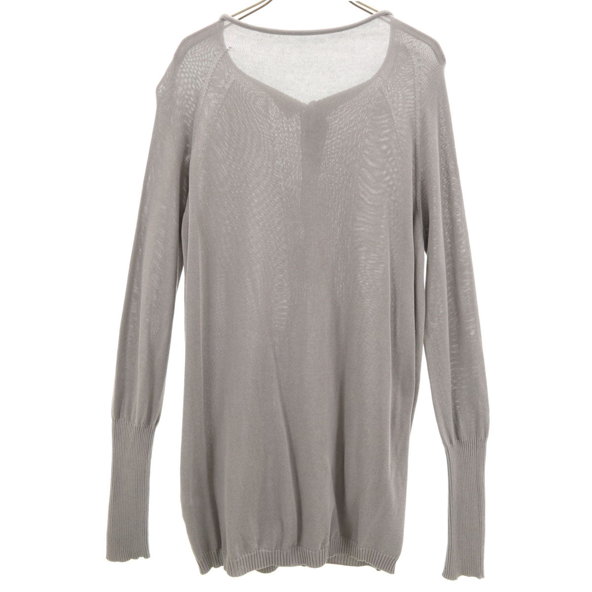 Y's Made in Japan Long Sleeve Pullover Sweater Gray Size 2