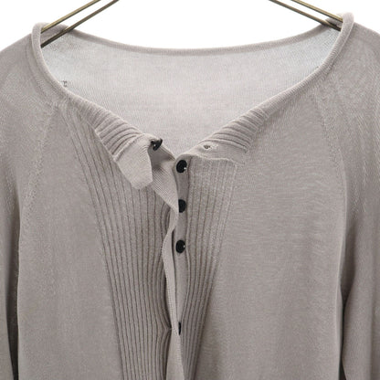 Y's Made in Japan Long Sleeve Pullover Sweater Gray Size 2