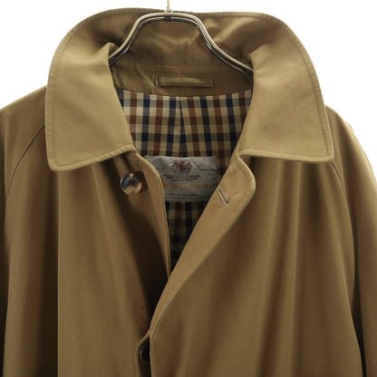 Aquascutum Vintage Aqua5 Balmacaan Coat Olive Green