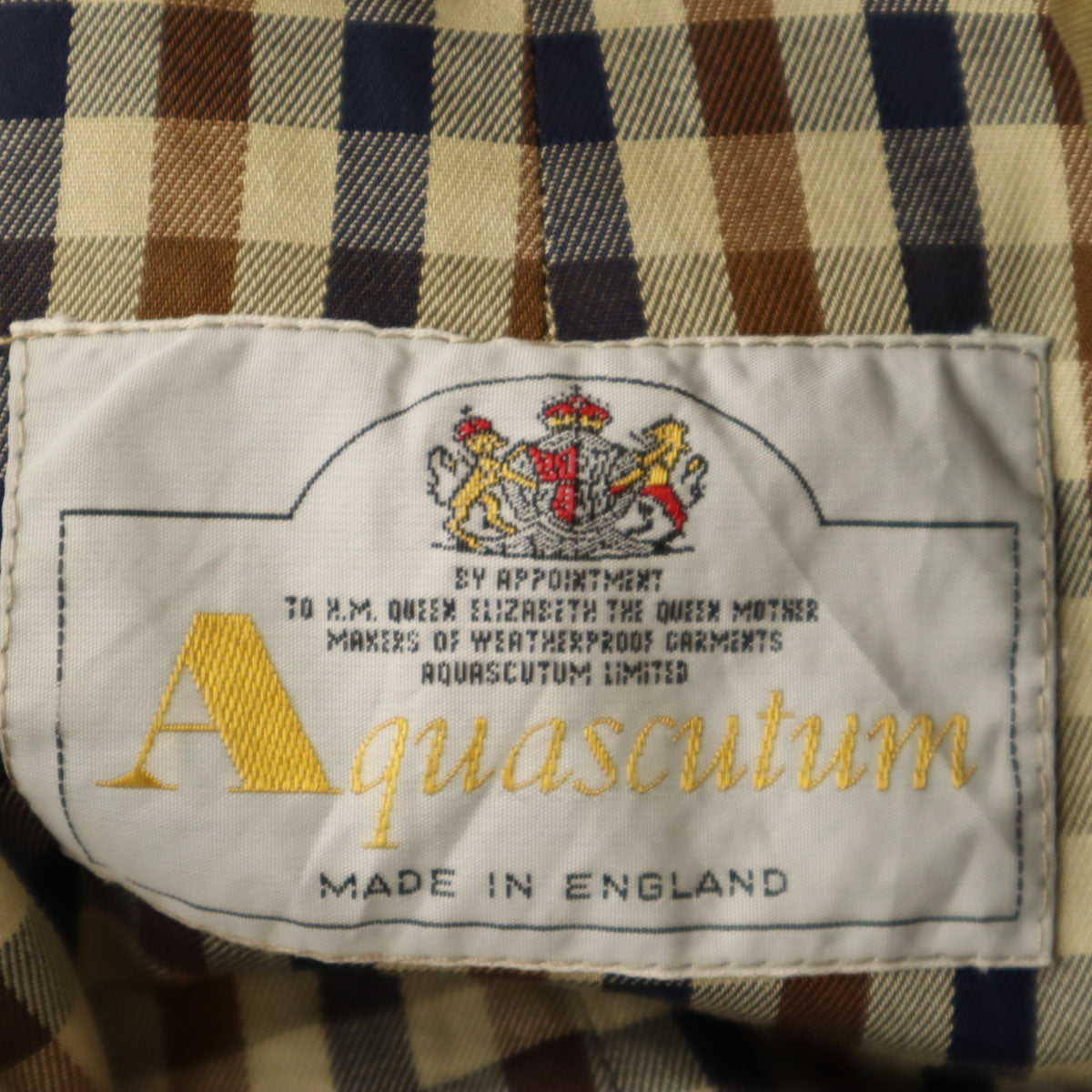 Aquascutum Vintage Aqua5 Balmacaan Coat Olive Green