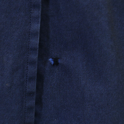 BURBERRY Made in Italy Bal Collar Coat Navy Size 50