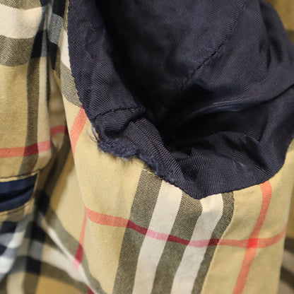 BURBERRY Made in Italy Bal Collar Coat Navy Size 50