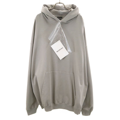 BALENCIAGA Portugal Made Long Sleeve Hoodie Gray Size XXS