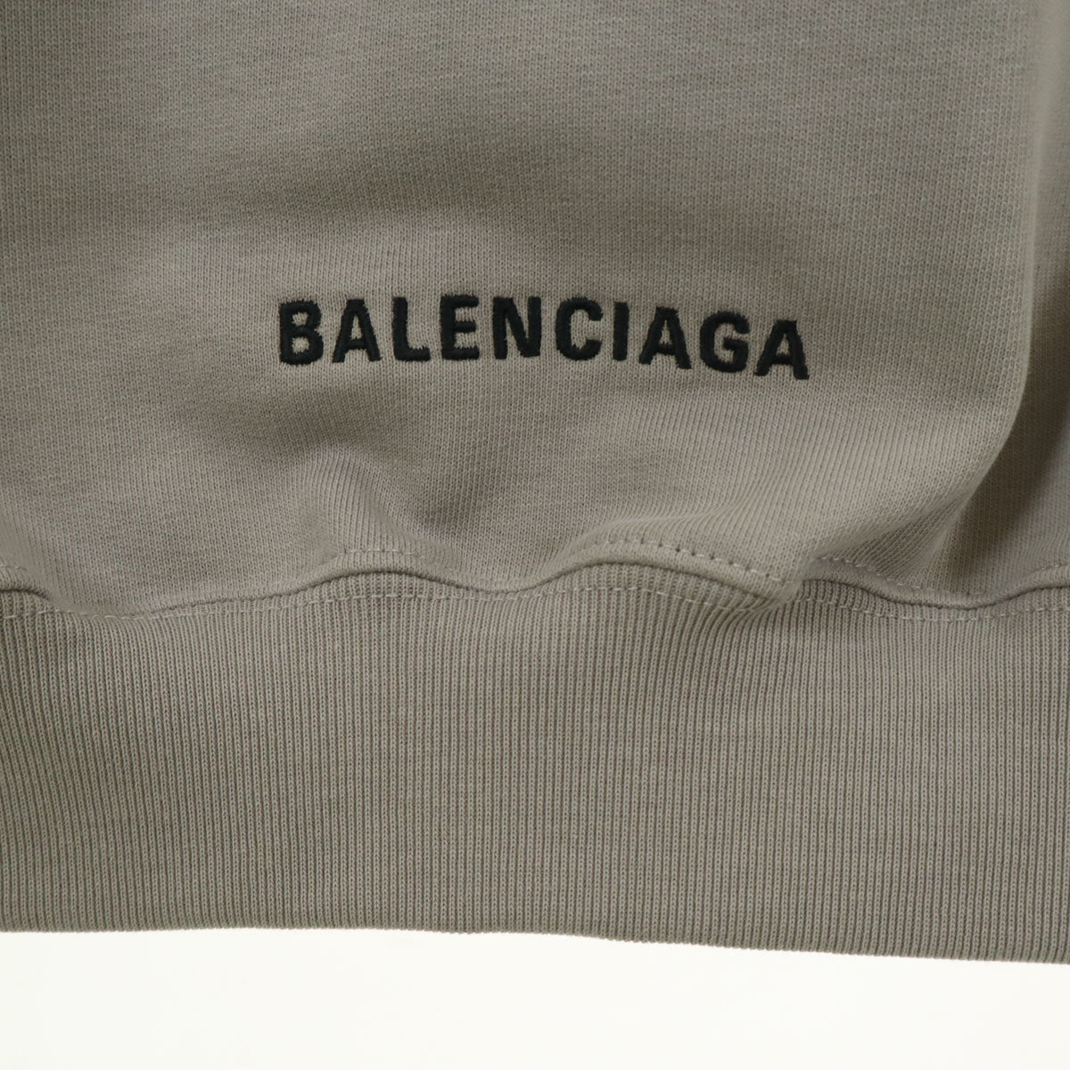 BALENCIAGA Portugal Made Long Sleeve Hoodie Gray Size XXS