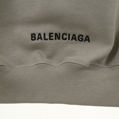 BALENCIAGA Portugal Made Long Sleeve Hoodie Gray Size XXS