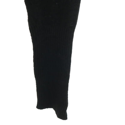 Y's Japanese Asymmetrical Long Sleeve Tunic Black Knit Size 2